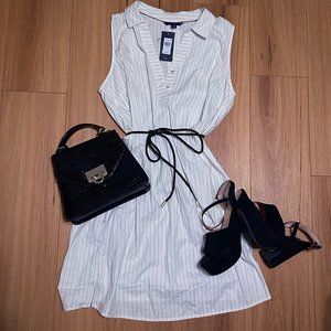 Tommy Hilfiger white striped dress